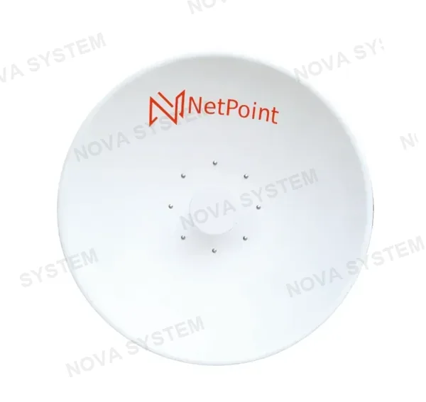 NETPOINT NP62 Antena Parabólica de Alto Rendimiento 5.9 - 7.2 GHz - 30 km
