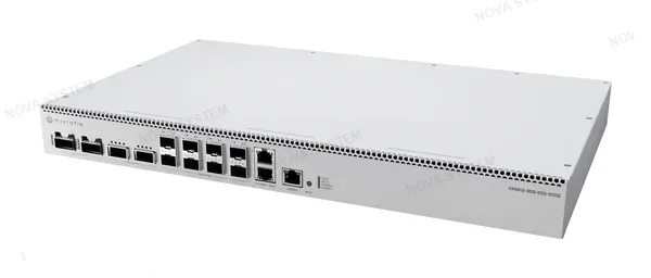 MIKROTIK MIKROTIK CRS812-8DS-2DQ-2DDQ-RM CRS812 DDQ Switch 8 Puertos SFP56, 2P Ethernet, 2P QSFP56 200G, 2P QSFP56-DD 400G