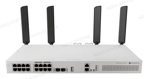 MIKROTIK MIKROTIK CRS418-8P-8G-2S+5axQ2axQ-RM Switch 16 Puertos Gigabit Ethernet