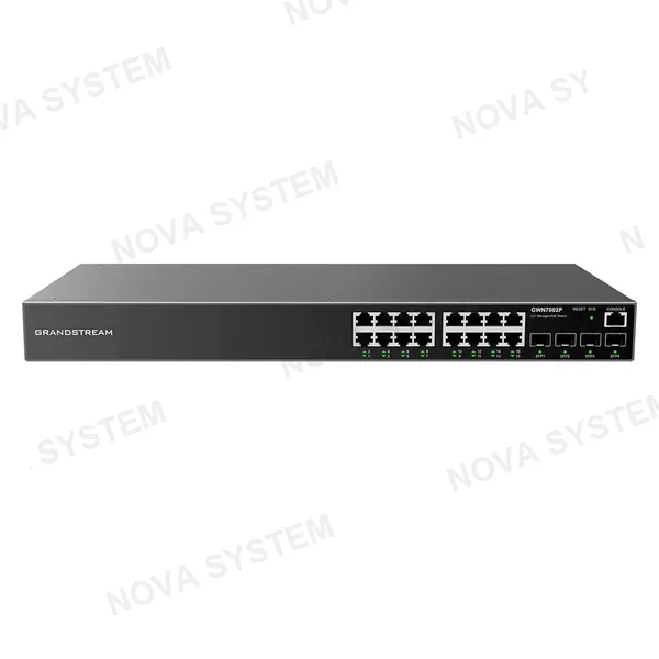 GRANDSTREAM GWN7802P Switch 16 Puertos PoE+ GB L2+ 270W