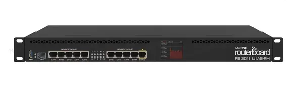 MIKROTIK RB3011UIAS-RM Router 10 Puertos Gigabit ARM 1.4Ghz 1GB 1SFP+
