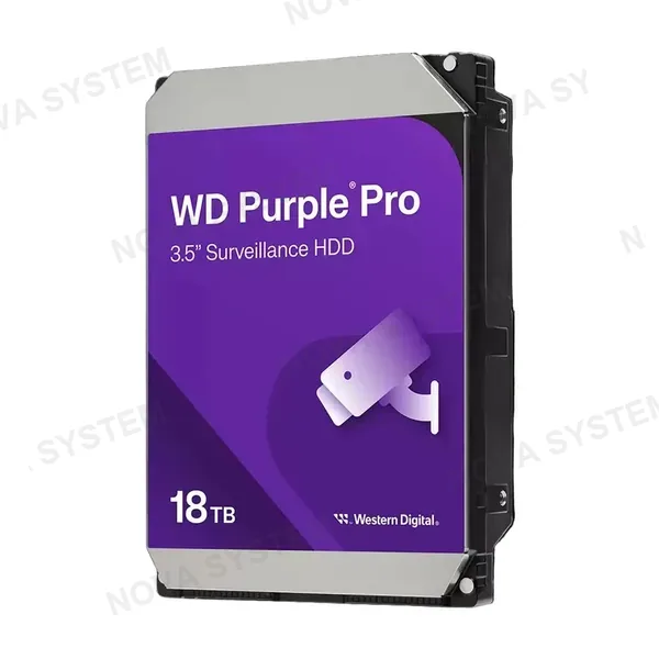 WESTERN DIGITAL WD181PURP Purple Pro 18TB Disco Duro 3.5" SATA 7200 RPM para Videovigilancia