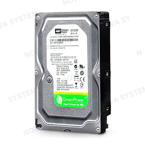 WESTERN DIGITAL WESTERN DIGITAL WD10EURX Pull 1TB Disco Duro 3.5" SATA 7200 RPM para Videovigilancia