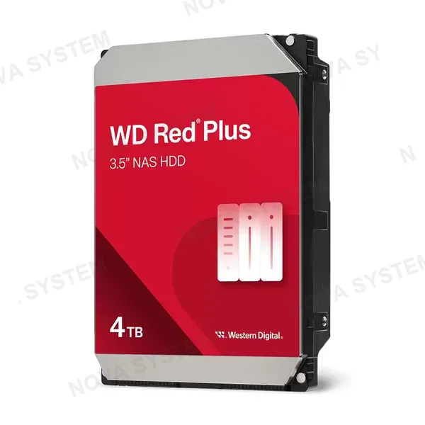 WESTERN DIGITAL WD40EFZZ Red Plus 4TB Disco Duro 3.5" SATA 5400 RPM para NAS