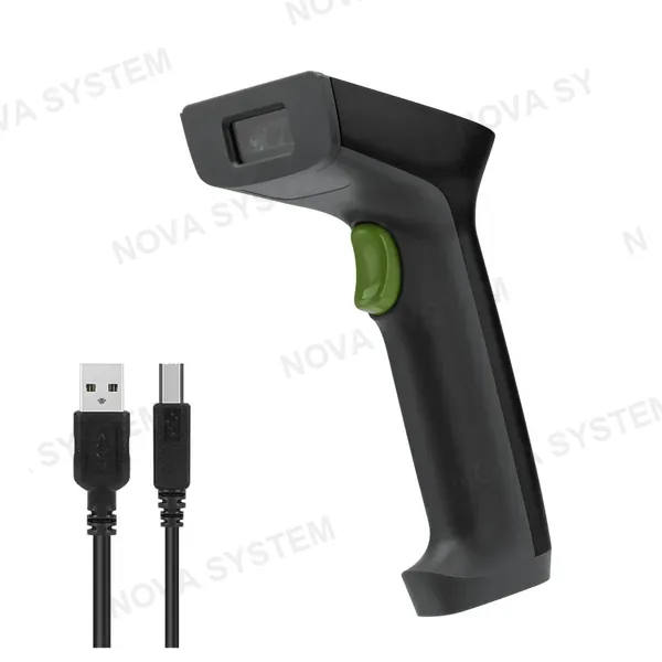 ZKTECO ZKB101S Escáner Lector de Código de Barras 1D Cableado USB