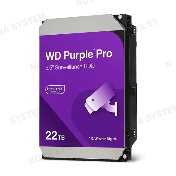 WESTERN DIGITAL WD221PURP Purple Pro 22TB Disco Duro 3.5" SATA 7200 RPM para Videovigilancia