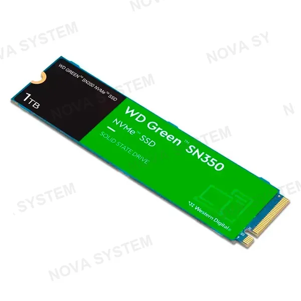 WESTERN DIGITAL WESTERN DIGITAL WDS100T2G0C Green SN350 Unidad SSD 1TB NVMe M.2 2280 para PC o Laptop