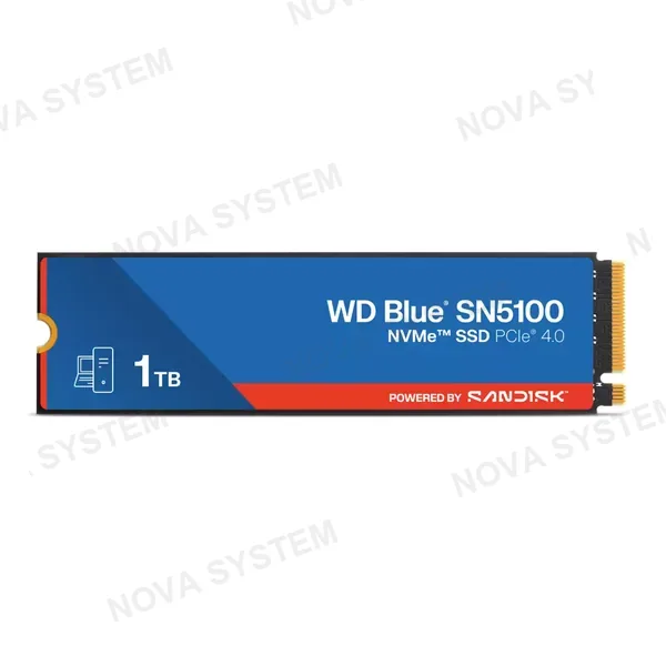 WESTERN DIGITAL WESTERN DIGITAL WDS100T5B0E Blue SN5100 Unidad SSD 1TB NVMe M.2 2280 para PC o Laptop