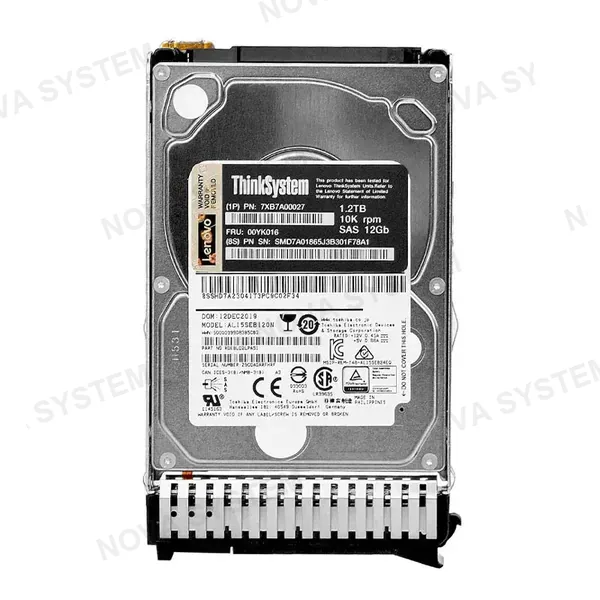 LENOVO LENOVO ThinkSystem 7XB7A00027 Disco duro 1.2 TB 2.5" SAS 12GB 10000 RPM Hot Swap 512n HDD