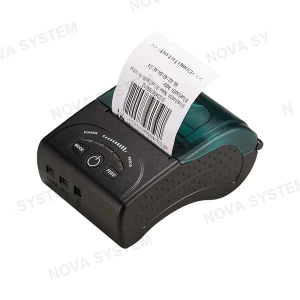 ZKTECO ZKP5808 Ticketera Impresora Térmica Portátil BT para Sistema de Facturación