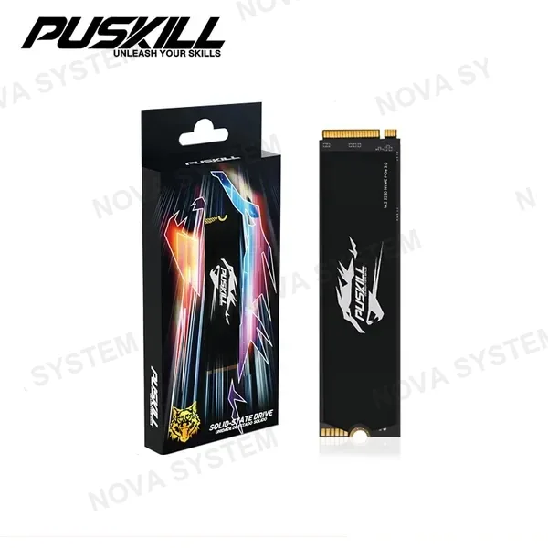 SSD 512GB PUSKILL BLACK NVMe M.2 2280 PCIe GEN 3.0x4