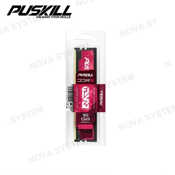 MEMORIA 16GB DDR5 PUSKILL FUSE INTEL XMP/AMD EXPO BUS 5600MHZ (PN:PSK-D5S46M5600B-16G)