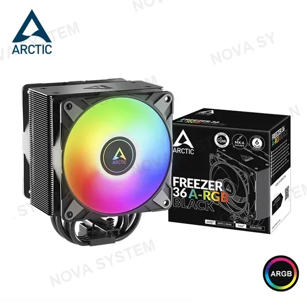 ARCTIC FREEZER 36 A-RGB BLACK COOLER CPU REFRIGERACION AIRE COMPATIBLE AMD/INTEL (PN:ACFRE00124