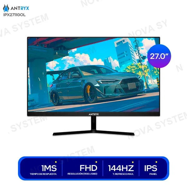 ( AXV-IPX2711GOL ) MONITOR GAMING ANTRYX XTREME VISION 27' ( AXV-IPX2711GO