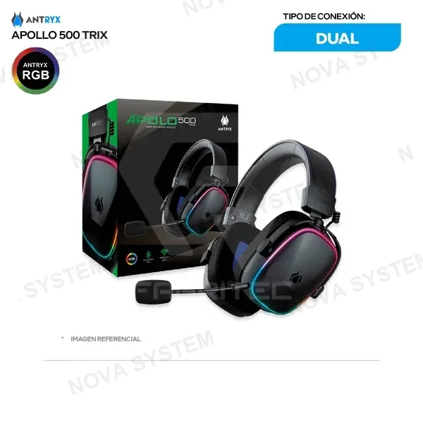 ( AWGH-AP500KEVTX ) AUDIFONO ANTRYX APOLO 500 TRIX BLACK ( AWGH-AP500KEVTX