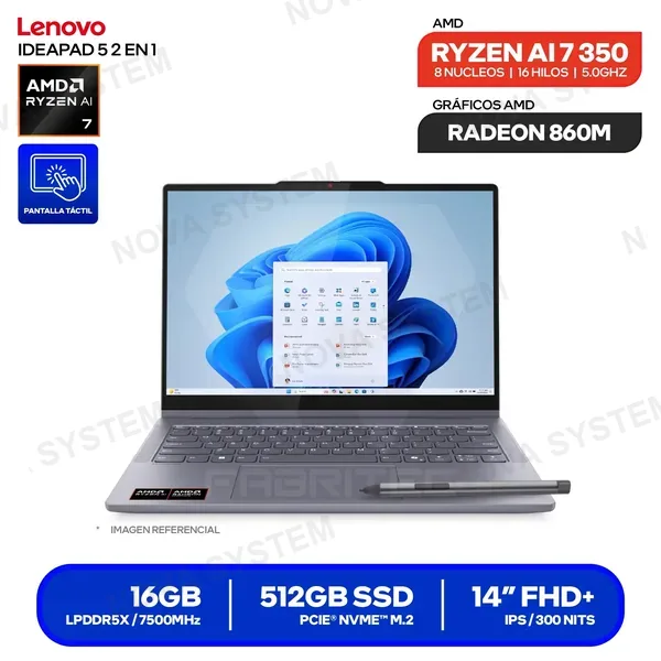 ( 83KT006NLM ) LAPTOP LENOVO IDEAPAD 5 2 IN 1 14AKP10 ( 83KT006NLM )