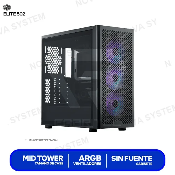 ( E502-KGNN-S00 ) CASE COOLER MASTER ELITE 502 ( E502-KGNN-S00 ) S/FUENTE