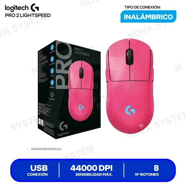 ( 910-007308 ) MOUSE GAMING LOGITECH G PRO 2 LIGTHSPEED WIRELESS HERO