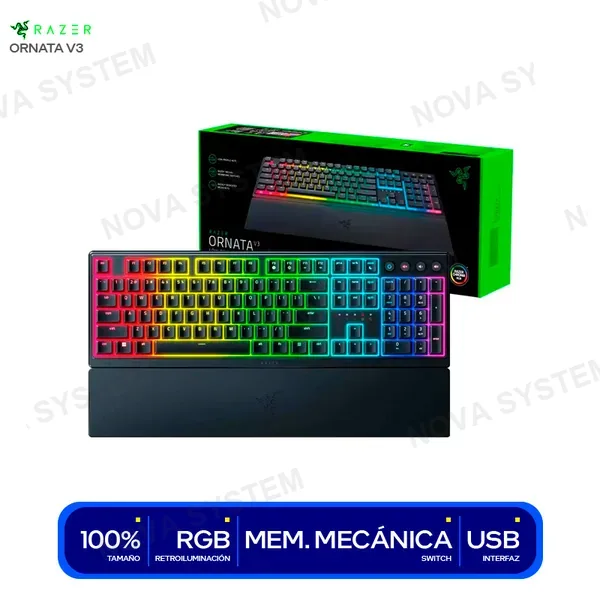 ( RZ03-04461100-R311 ) TECLADO RAZER GAMING ORNATA V3 ( RZ03-04461100-R311 ) R