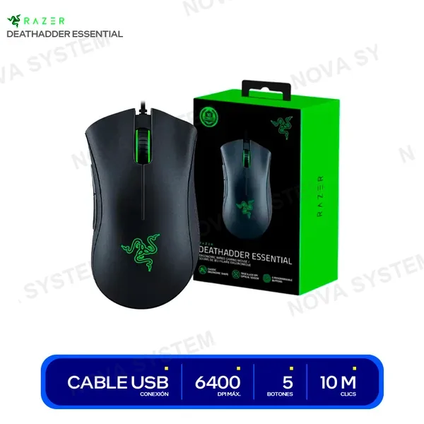 ( RZ01-03850100-R3U1 ) MOUSE RAZER DEATHADDER ESSENTIAL ( RZ01-03850100-R3U1 )