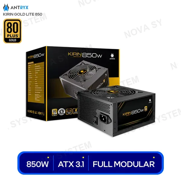 ( GPW850S ) FUENTE PODER ANTRYX 850W KIRIN GOLD LITE ( GPW850S ) 80