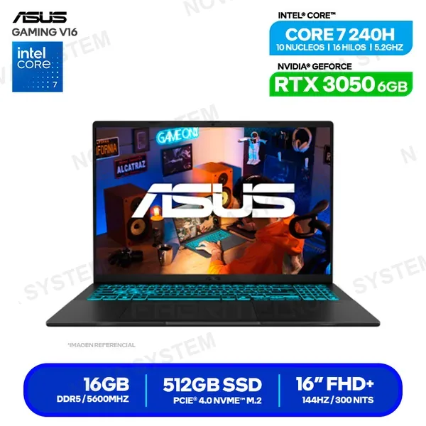 ( 90NB15V1-M005Z0 ) LAPTOP ASUS GAMING V16 V3607VJ-RP096W ( 90NB15V1-M005Z0