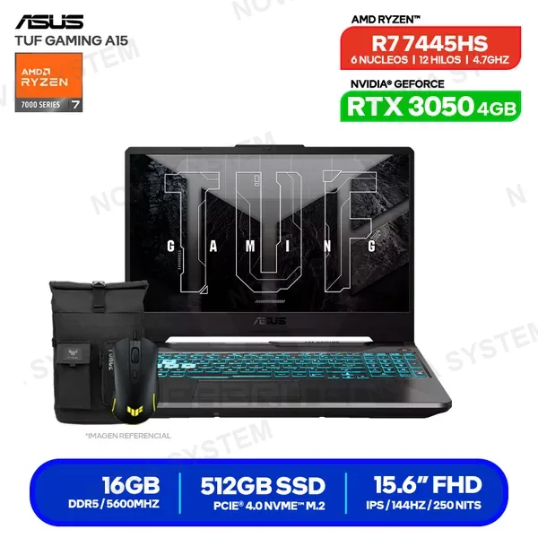 ( 90NR0JF7-M00P70 ) LAPTOP ASUS TUF GAMING A15 FA506NCG-HN194 ( 90NR0JF7-M