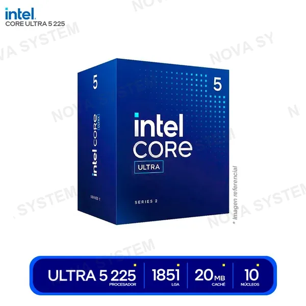 ( BX80768225 ) PROCESADOR INTEL CORE ULTRA 5 225 ( BX80768225 ) 2.7GHZ