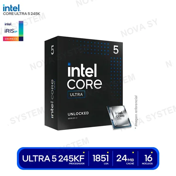 ( BX80768245K ) PROCESADOR INTEL CORE ULTRA 5 245K ( BX80768245K ) 4.2G