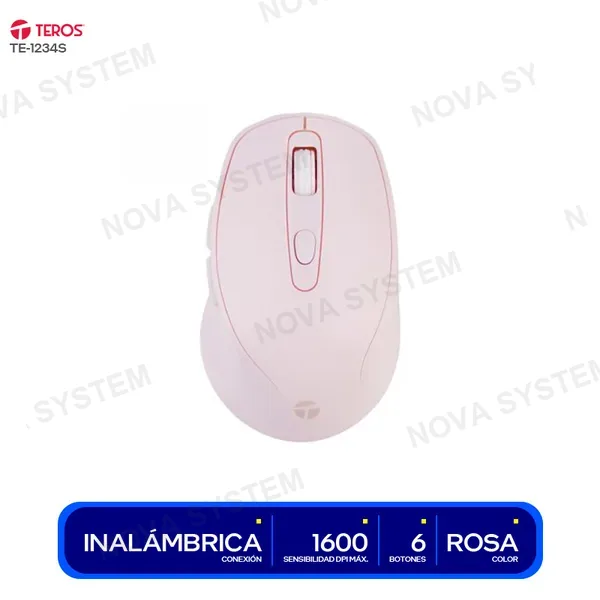 ( TE-1234S ) MOUSE TEROS INALAMBRICO ( TE-1234S ) | 6 BOTONES | USB