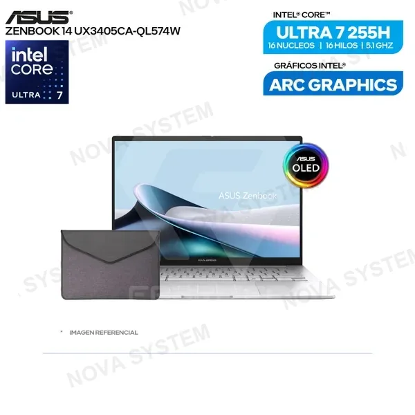 ( 90NB14W4-M00UH0 ) LAPTOP ASUS ZENBOOK 14 UX3405CA-QL574W ( 90NB14W4-M00UH