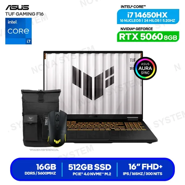 ( 90NR0NB1-M00KY0) LAPTOP ASUS TUF GAMING F16 FX608JMR-RV352 ( 90NR0NB1-M0