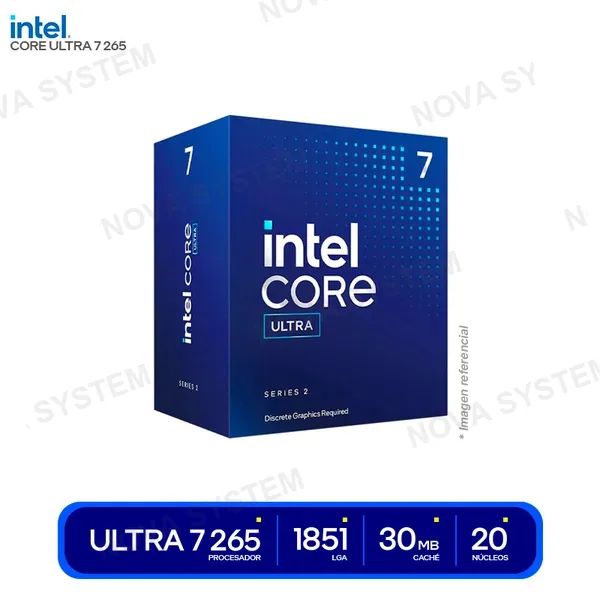 ( BX80768265 ) PROCESADOR INTEL CORE ULTRA 7 265 ( BX80768265 ) 2.40GZ