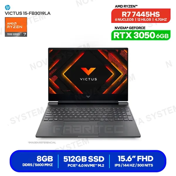( BT4F6LA#ABM ) LAPTOP HP VICTUS 15-FB3019LA ( BT4F6LA#ABM ) AMD RYZEN