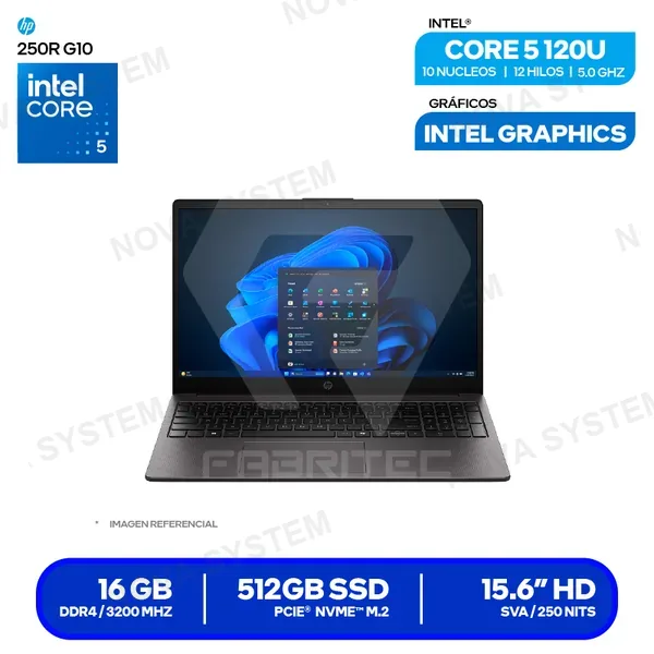 ( C78DYAT#ABM ) LAPTOP HP 250R G10 ( C78DYAT#ABM ) | INTEL CORE 5 120U