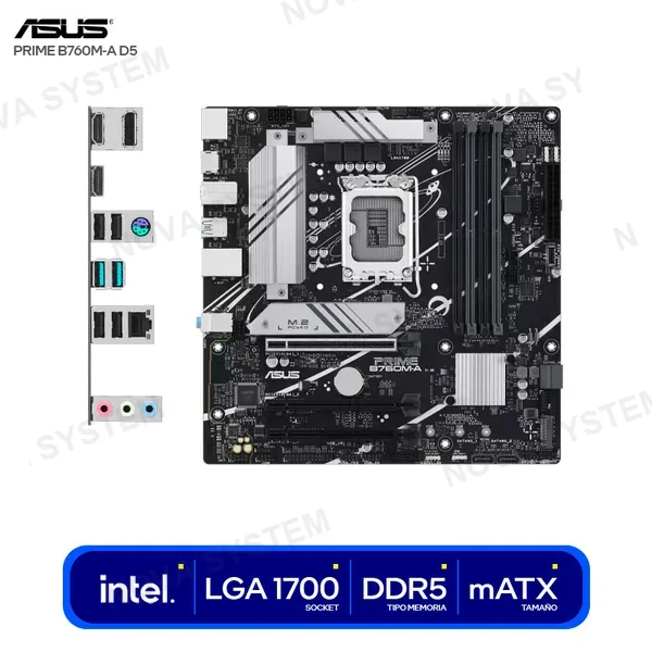 ( 90MB1EK0-M1EAY0 ) MOTHERBOARD ASUS PRIME B760M-A D5 ( 90MB1EK0-M1EAY0 ) D