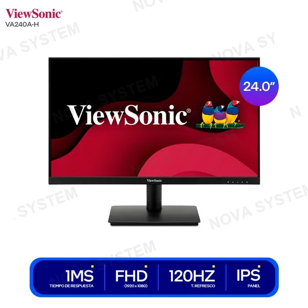 ( VA240A-H ) MONITOR VIEWSONIC LED 24 FHD ( VA240A-H ) IPS | 120HZ