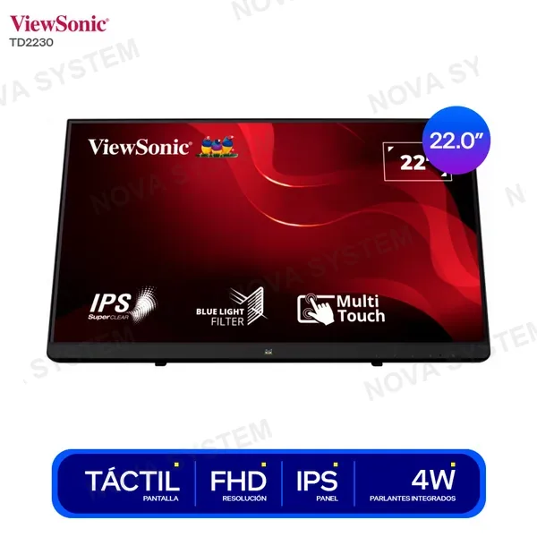 ( TD2230 ) MONITOR VIEWSONIC 22’’ TACTIL ( TD2230 ) IPS | FHD