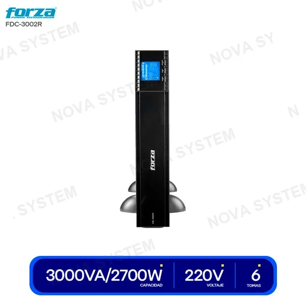 ( FDC-3002R ) UPS FORZA FDC-3002R ( FDC-3002R ) ON-LINE-RACK 3000VA