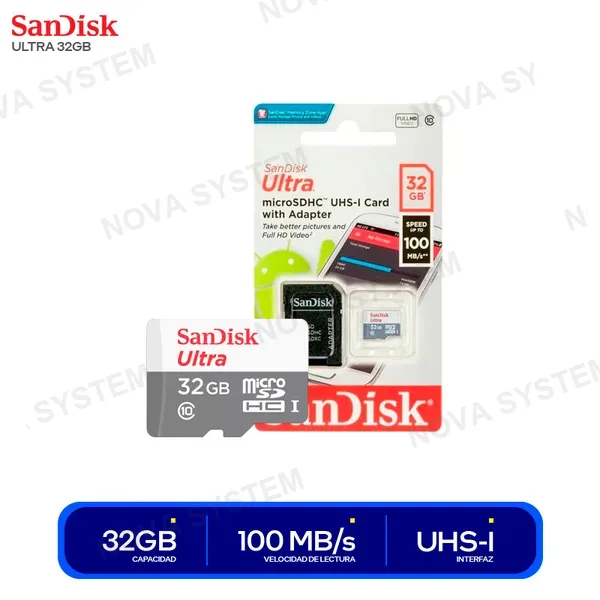 ( SDSQUNR-032G-GN3MA ) MEMORIA FLASH SANDISK ULTRA ( SDSQUNR-032G-GN3MA ) 32GB