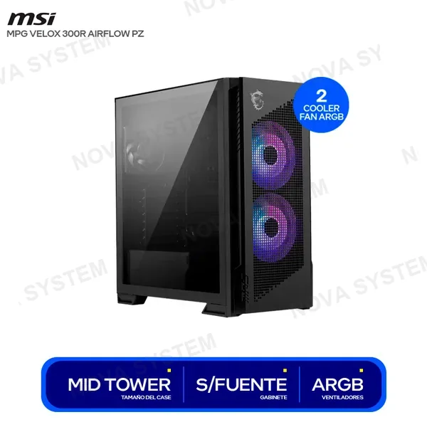 ( MPG VELOX 300R AIRFLOW PZ ) CASE MSI MPG VELOX 300R AIRFLOW PZ ( MPG VELOX 300R AIR