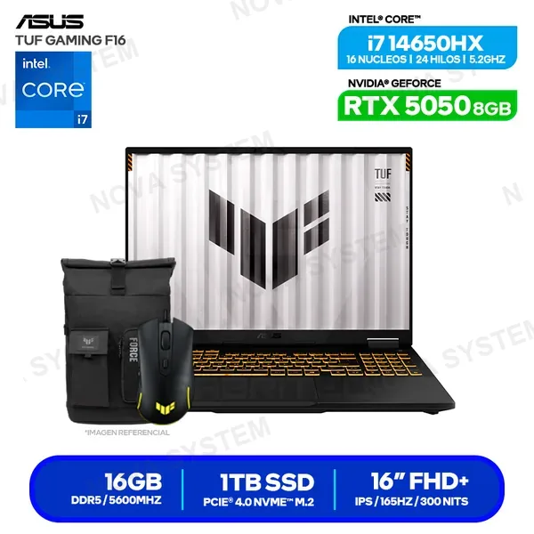 ( 90NR0NA1-M008Y0 ) LAPTOP ASUS TUF GAMING F16 FX608JHR-RV169 ( 90NR0NA1-M0