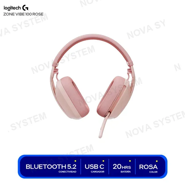 ( 981-001223 ) AUDIFONO CON MICROFONO LOGITECH ZONE VIBE 100 ( 981-001