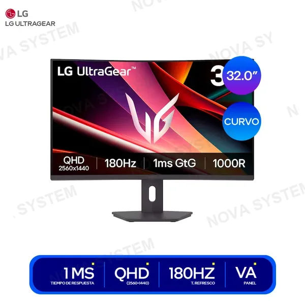( 32G600A-B ) MONITOR LG 32 ULTRAGEAR CURVO QHD ( 32G600A-B ) 2560X14