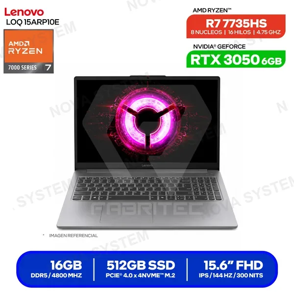 ( 83S0004HLM ) LAPTOP LENOVO LOQ ESSENTIAL 15ARP10E ( 83S0004HLM ) | A