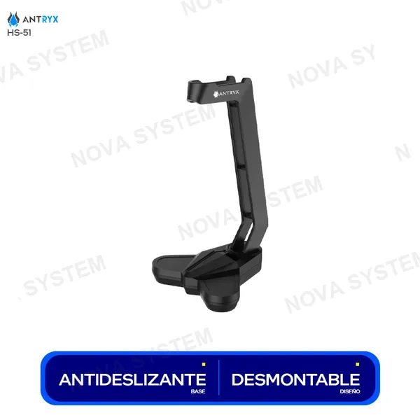 ( AHS-51KN ) SOPORTE DE AUDIFONO ANTRYX HS-51 ( AHS-51KN )