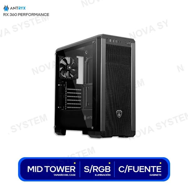 ( AC-RX360K3-600CP ) CASE ANTRYX RX 360 PERFORMANCE ( AC-RX360K3-600CP ) C/F
