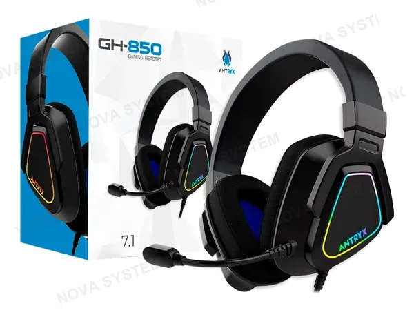 ( AGH-850BK7RV ) AUDIFONO ANTRYX GH-850 BLACK ( AGH-850BK7RV ) | 7.1 VI