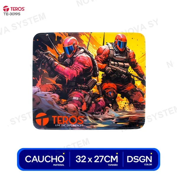 ( TE-3019S ) PAD MOUSE TEROS ( TE-3019S ) 320 X 270 X 3 MM | DISEÑ