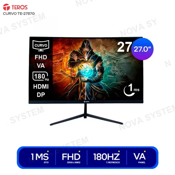 ( TE-2787G ) MONITOR TEROS 27 VA CURVO FHD ( TE-2787G ) | 1920X1080